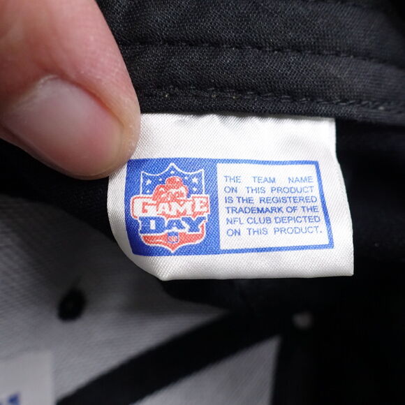 VINTAGE ST LOUIS RAMS NFC CHAMPIONS 1999 90s FOOTBALL HAT CAP BLACK - Picture 10 of 12